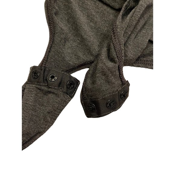 CUPSHE BODYSUIT SIZE MEDIUM CROSS‎ FRONT THONG BOTTOM NEW GRAY - Picture 8 of 8